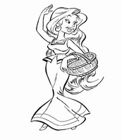 coloriage belle gauloise